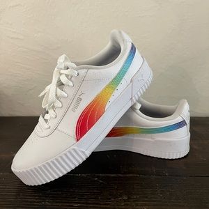 Women’s Puma Carina Rainbow Sneakers